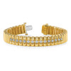 14k Yellow Gold VS Diamond Link Bracelet