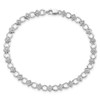 Sterling Silver Rhodium-plated Diamond Bracelet QDX1078