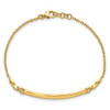 14k Yellow Gold Diamond ID Bracelet BM8558-012-YA