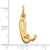 14k Yellow Gold Lower Case Letter B Initial Charm XNA1307Y/B