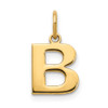 14k Yellow Gold Letter B Initial Charm XNA1337Y/B