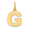 14k Yellow Gold Letter G Initial Charm XNA1337Y/G