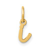 14k Yellow Gold Lower Case Letter I Initial Charm XNA1307Y/I
