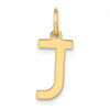 14k Yellow Gold Letter J Initial Charm XNA1336Y/J