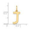14k Yellow Gold Letter J Initial Charm XNA1336Y/J