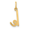 14k Yellow Gold Lower Case Letter K Initial Charm XNA1307Y/K