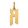 14k Yellow Gold Letter K Initial Charm XNA1335Y/K
