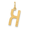 14k Yellow Gold Letter K Initial Charm XNA1336Y/K