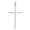 Sterling Silver Polished Cross Charm QC11103