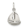 Sterling Silver Polished Sailboat Charm