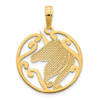 14k Yellow Gold Unicorn Pendant D5080