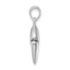 Sterling Silver Polished 3D Moveable Lobster Claw Pendant