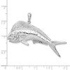 Sterling Silver Polished Mahi-Mahi Fish Pendant QC10397