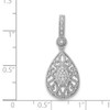 14k White Gold 1/6ctw. Diamond Pendant