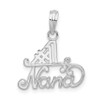 Sterling Silver Polished #1 NANA Pendant