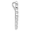 Sterling Silver Polished Fancy Chain Slide Pendant