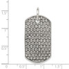 Sterling Silver Dog Tag Pendant