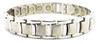 Silver Towers - Silver-Plated  Titanium Magnetic  Bracelet