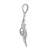 Sterling Silver Amethyst Pendant QP297