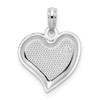 Sterling Silver Polished Teardrop Heart Pendant