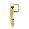 14k Yellow Gold Omega Slide Pendant SL52