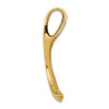 14k Yellow Gold Fits up to 8mm both Modern Slide Pendant