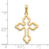 14k Yellow Gold Cross Pendant D5219