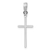 Sterling Silver Polished Thin Latin Cross Pendant