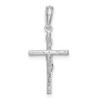 Sterling Silver Polished Thin Crucifix Pendant