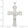 Sterling Silver Polished Crucifix Pendant QC11174