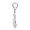 Sterling Silver Polished 3D Sailboat Pendant QC10388