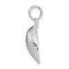 Sterling Silver Polished Clam Shell Pendant QC9830