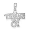 Sterling Silver Polished SWEET 16 Pendant