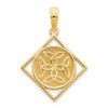 14k Yellow Gold Fancy Celtic Knot Pendant