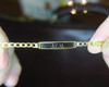 8" 14k Yellow Gold Curb Link 6.75mm ID Bracelet - Customer Return