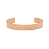 9.9mm Hammered Solid Copper Cuff Bracelet