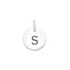 Sterling Silver Oxidized Initial "S" Charm