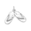Sterling Silver Pair of Movable Sandals Charm