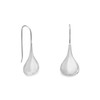 Sterling Silver Polished Raindrop Earrings