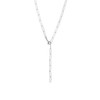 Sterling Silver 21" Rhodium Plated Paperclip Chain Necklace
