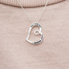 Sterling Silver "You Hold My Heart Forever" Necklace