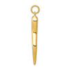 10k Yellow Gold Large Italian Horn Charm