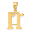 14k Yellow Gold Polished Number 11 Pendant