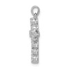 14k White Gold Diamond Cross Pendant PM4968-040-WA