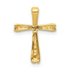 14k Yellow Gold Diamond Cross Slide Pendant PM5013-005-YA