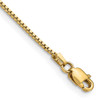 9" 10k Yellow Gold .95mm Box Chain Anklet