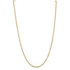 7" 10k Yellow Gold 2mm Singapore Chain