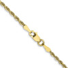 26" 10k Yellow Gold 2mm Diamond-cut Quadruple Rope Chain