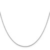 20" 10k White Gold 1mm Box Chain