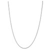 24" 10k White Gold 1.05mm Box Chain